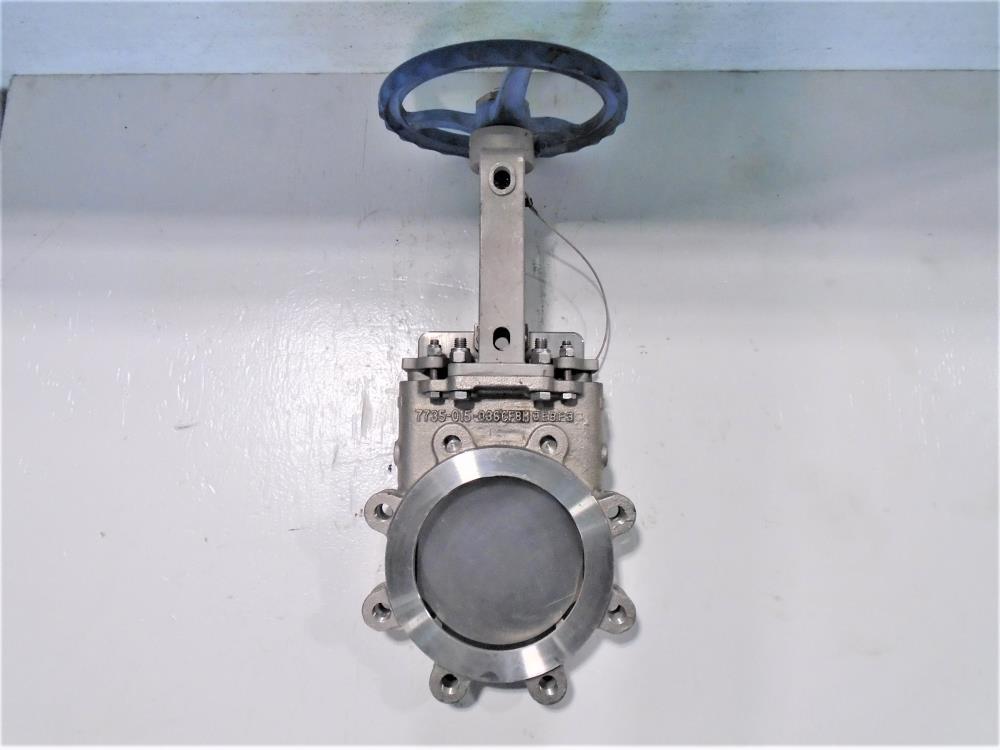 Velan 6" 150# CF8M Knife Gate Valve, Model C, Fig# L14-0310C-13ST-W320 